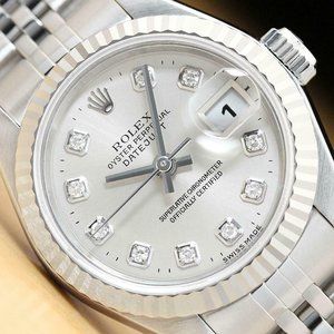 Rolex 18K Factory Diamond Dial Ladies Watch